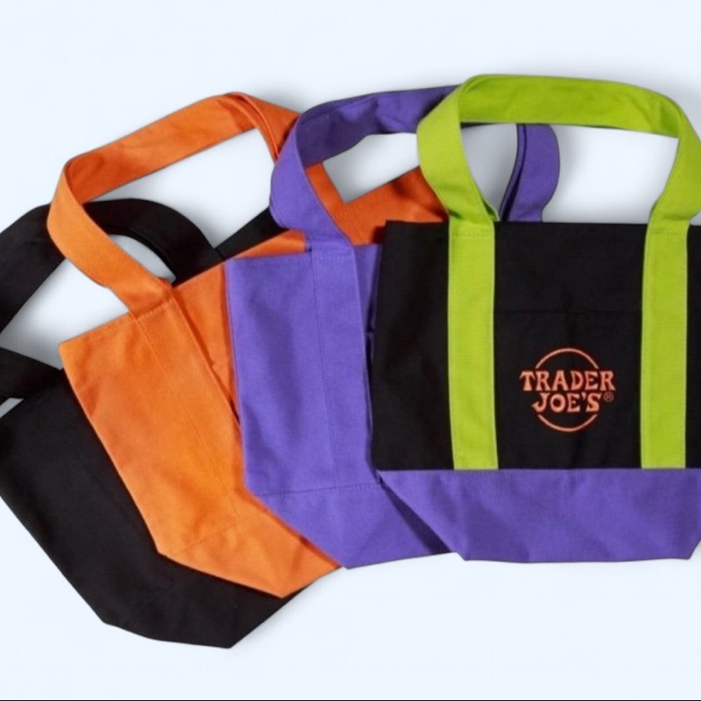 Trader Joe’s Halloween Mini Canvas Tote Bundle